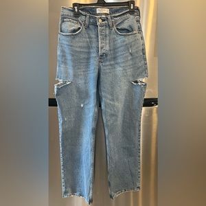 Abercrombie Curve Love Low Rise 90s Baggy Jean